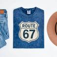 Retro Route 67 Highway Sign Vintage Road Nostalgia Mineral Wash Tshirts Mineral Navy Retro Route 67 Highway Sign Vintage Road Nostalgia Mineral Wash Tshirts Mineral Navy