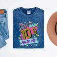 Retro Vintage 00's Baby 10's Made Me Nostalgia Classic Mineral Wash Tshirts Mineral Navy