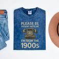 Retro Vintage Please Be Patient With Me I'm From The 1900s Premium Mineral Wash Tshirts Mineral Navy Retro Vintage Please Be Patient With Me I'm From The 1900s Premium Mineral Wash Tshirts Mineral Navy