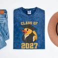 Rubber Duck Class Of 2027 Senior 2027 Graduation Year Senior Mineral Wash Tshirts Mineral Navy