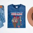 Running Together Always Connected Anime Nostalgia Message Mineral Wash Tshirts Mineral Navy