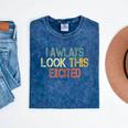Sarcasm I Always Look This Excited Cool Introvert Mineral Wash Tshirts Mineral Navy Sarcasm I Always Look This Excited Cool Introvert Mineral Wash Tshirts Mineral Navy