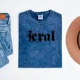 Sarcasm Women Introvert Wild Men Feral Mineral Wash Tshirts Mineral Navy