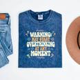 Sarcastic For Deep Thinkers Introverts Groovy Mineral Wash Tshirts Mineral Navy
