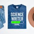Science Writer Loading Graduation Graduate New Job Mineral Wash Tshirts Mineral Navy