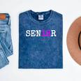 Senior 2018 TShirt Graduation Class Of 2018 Tee Shirt Mineral Wash Tshirts Mineral Navy