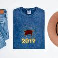 Senior 2019 Graduation Shirt Burgundy Gold Class Colors G23 Mineral Wash Tshirts Mineral Navy