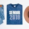 Senior 2019 Shirt Graduation Class Back To School Tee Mineral Wash Tshirts Mineral Navy