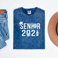 Senior 2021 Grad Shirt 2021 Graduation Mineral Wash Tshirts Mineral Navy