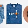 Senior 2023 Basketball Graduation Party Mineral Wash Tshirts Mineral Navy