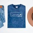 Senior 2024 Class Of 2024 Graduation Mineral Wash Tshirts Mineral Navy