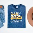 Senior 2025 Class Of 2025 Senior Graduate 2025 Graduation Mineral Wash Tshirts Mineral Navy