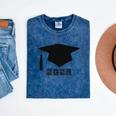 SENIOR 2025 Cute Graduation Class Of 2025 Graduate Mineral Wash Tshirts Mineral Navy