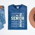 Senior 2026 Class Of 2026 Back To School Graduation Students Mineral Wash Tshirts Mineral Navy