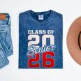 Senior 2026 Class Of 2026 Graduation 2026 Senior 26 Graduate Mineral Wash Tshirts Mineral Navy