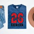 Senior 2026 Class Of 2026 School Graduation 2026 Merch Mineral Wash Tshirts Mineral Navy