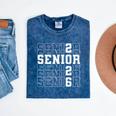 Senior 2026 Class Of 2026 Seniors Graduation 2026 Senior 26 Mineral Wash Tshirts Mineral Navy