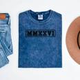 Senior 2026 MMXXVI Graduate Class Of 2026 Graduation Mineral Wash Tshirts Mineral Navy