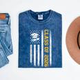 Senior 26 Class Of 2026 American Flag Graduation 2026 Mineral Wash Tshirts Mineral Navy