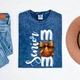 Senior Basketball Mom Class Of 2026 Player Graduation Grad Mineral Wash Tshirts Mineral Navy