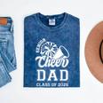 Senior Cheerleader Dad Cheer Class Of 2026 Graduation Men Mineral Wash Tshirts Mineral Navy