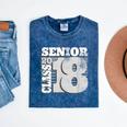 Senior Class Of 2018 T Shirt High School Graduation Mineral Wash Tshirts Mineral Navy