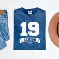 Senior Class Of 2019 Graduation School College Mineral Wash Tshirts Mineral Navy