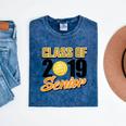 Senior Class Of 2019 Tshirt Graduation School Volleyball Mineral Wash Tshirts Mineral Navy