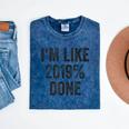 Senior Class 2019 Shirt High School College Graduation Mineral Wash Tshirts Mineral Navy