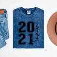 Senior Class Of 2021 Graduation High School College Mineral Wash Tshirts Mineral Navy