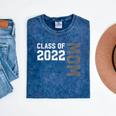 Senior Class Of 2022 Mom Graduation Mineral Wash Tshirts Mineral Navy
