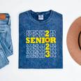 Senior Class Of 2023 Sunflower Graduation Seniors 23 Mineral Wash Tshirts Mineral Navy