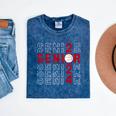 Senior Class Of 2024 Graduation 2024 Maroon Basketball Mineral Wash Tshirts Mineral Navy