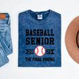 Senior Class Of 2025 Baseball Senior Night Graduation Party Mineral Wash Tshirts Mineral Navy