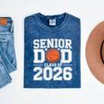 Senior Dad Class Of 2026 Cute Basketball Dad Graduation 2026 Mineral Wash Tshirts Mineral Navy