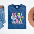 In My Senior Era Mom Class Of 2025 Senior 2025 Graduation Mineral Wash Tshirts Mineral Navy