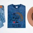 Senior Football Mom Class Of 2026 Graduation Graduate Mineral Wash Tshirts Mineral Navy