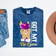 Senior Graduation TShirt 2019 Got My Diploma Llama Pun Shirt Mineral Wash Tshirts Mineral Navy