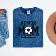 Senior Mom 2025 Soccer Mom Class Of 2025 Graduation Mineral Wash Tshirts Mineral Navy