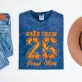 Senior Mom Class Of 2026 Basketball Mom Graduation Mineral Wash Tshirts Mineral Navy