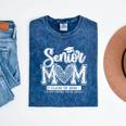 Senior Mom Class Of 2026 Senior Mama 2026 Graduation Leopard Mineral Wash Tshirts Mineral Navy