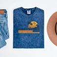 Senior Sunrise 2026 Graduation Cool Retro High School Mineral Wash Tshirts Mineral Navy