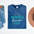 Senior Sunrise Class Of 2026 Vintage Graduation High School Mineral Wash Tshirts Mineral Navy