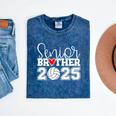 Senior Volleyball Brother 2025 Class Of 2025 Graduation Mineral Wash Tshirts Mineral Navy