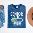 Senior Year Loading Please Wait Graduation Mineral Wash Tshirts Mineral Navy