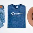 Seniors Class Of 2022 Senior Graduation Mineral Wash Tshirts Mineral Navy