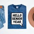 Seniors Class Of 2026 Back To School Graduation Mineral Wash Tshirts Mineral Navy