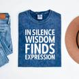 In Silence Wisdom Finds Expression Introvert Quote Mineral Wash Tshirts Mineral Navy In Silence Wisdom Finds Expression Introvert Quote Mineral Wash Tshirts Mineral Navy