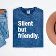 Silent But Friendly Kind Hearted Introvert Mineral Wash Tshirts Mineral Navy Silent But Friendly Kind Hearted Introvert Mineral Wash Tshirts Mineral Navy