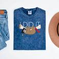 Sloth Graduation Shirt I Did It Diploma Grad Mineral Wash Tshirts Mineral Navy